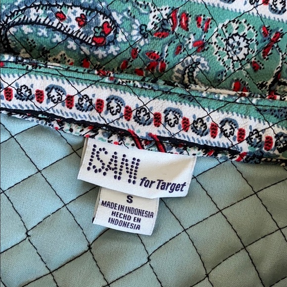 Isani for Target Quilted Paisley Jacket Size Small - Picture 4 of 5